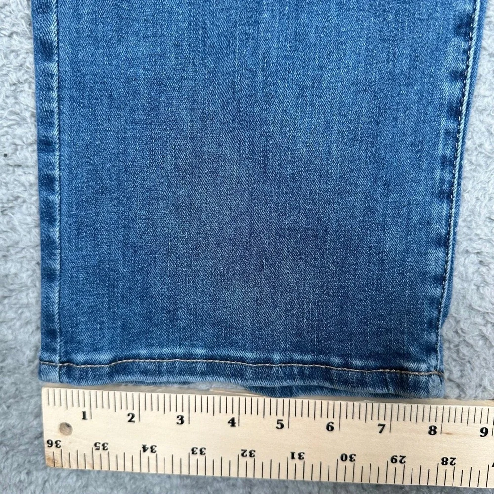 Lucky Brand Sweet Straight leg‎ Distressed Blue Jeans Womens 10/30 Medium Wash